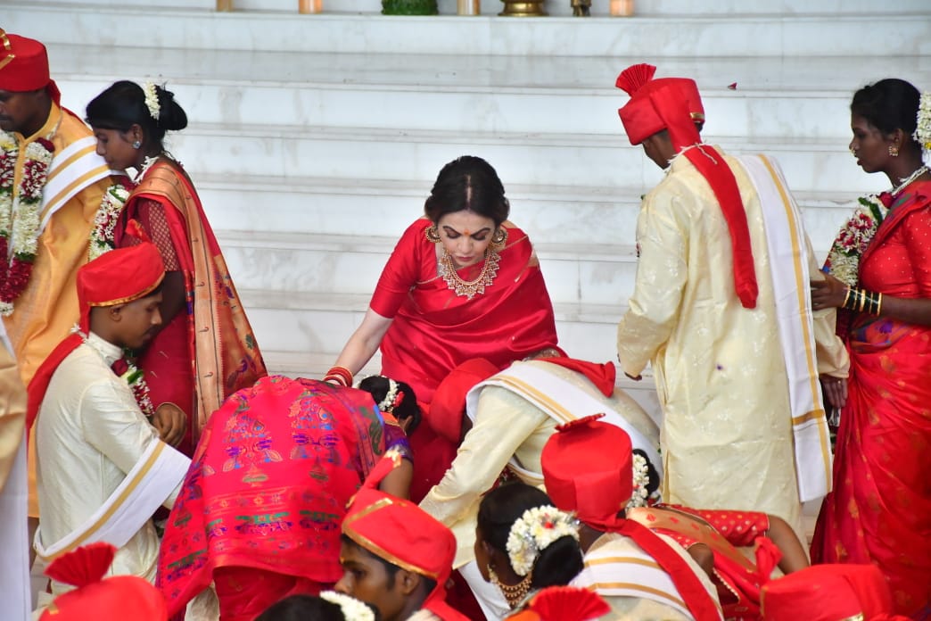 they were given groceries and 36 household items including utensils, a gas stove, a mixer, a fan, a mattress, and pillows.