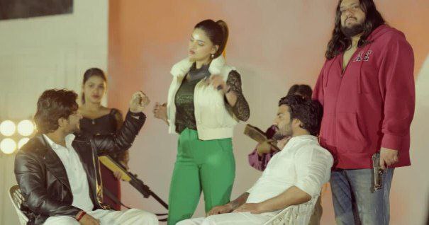 Krishna Madha and Mouni Hooda Haryanvi song 'Bandook Ki Dukaan'