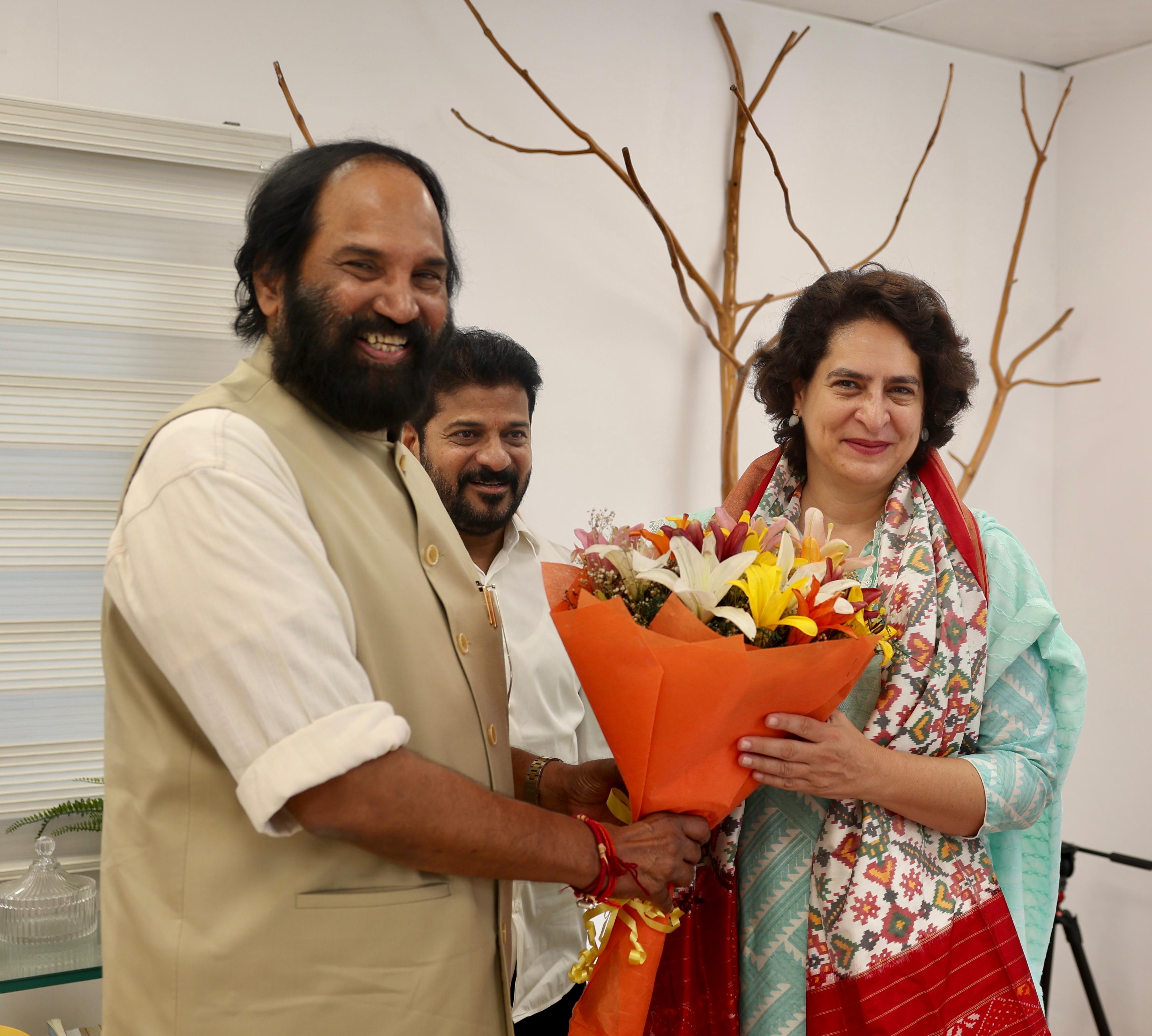 CM Revanth Reddy met Rahul Gandhi