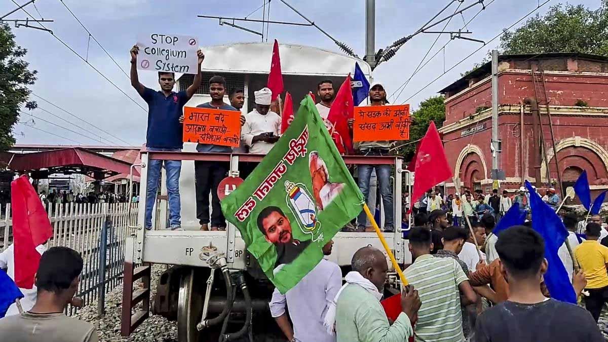 Bharat band photo in bihar