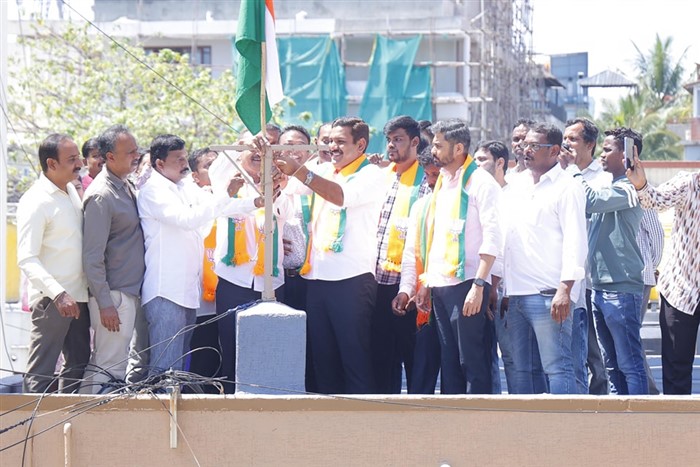 BY Vijayendra Launches Har Ghar Tiranga Campaign