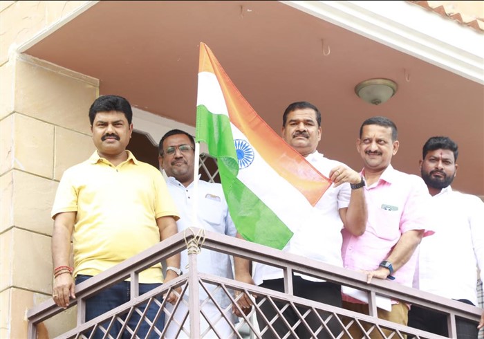 BY Vijayendra Launches Har Ghar Tiranga Campaign