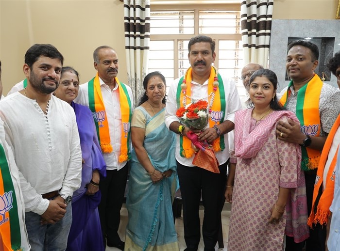 BY Vijayendra Launches Har Ghar Tiranga Campaign
