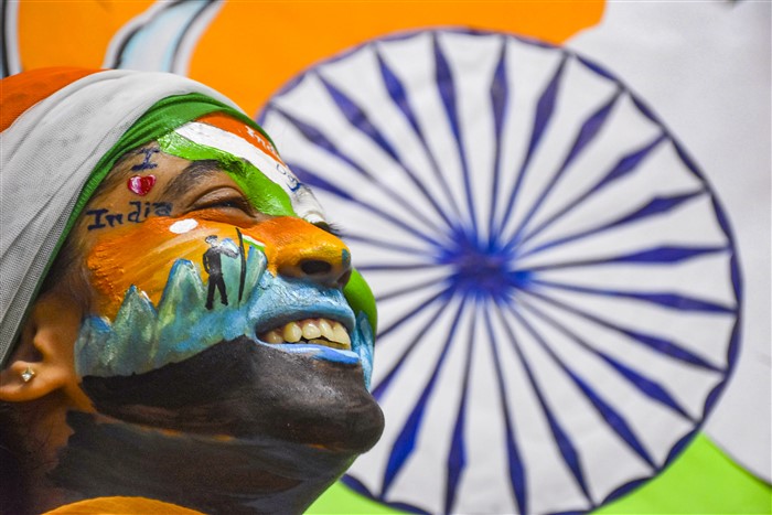 Ahead of the Independence day tricolor lighting hoisted all over India