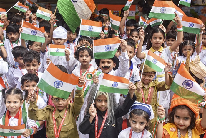 Ahead of the Independence day tricolor lighting hoisted all over India