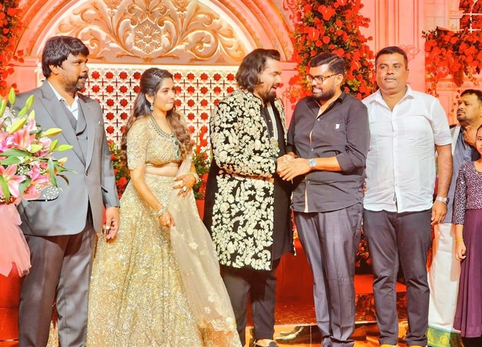 Kannada Film Director Tharun Sudhir And Sonal Monteiro Marriage Reception