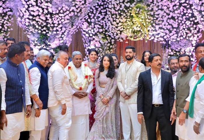 Karnataka Urban Development Minister Byrathi Suresh Son Engagement