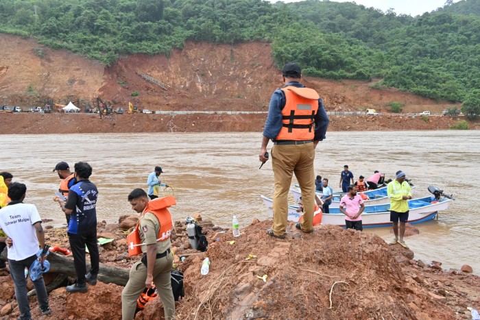 Massive Landslide Spot At Shirur Ankola Uttara Kannada