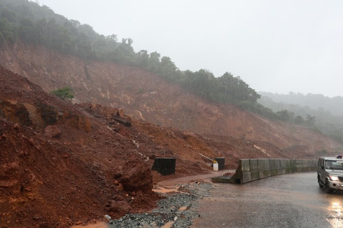 Massive Landslide Spot At Shirur Ankola Uttara Kannada