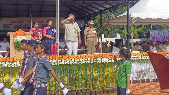 Photos of 78th Independence Day celebrations across Karnataka today