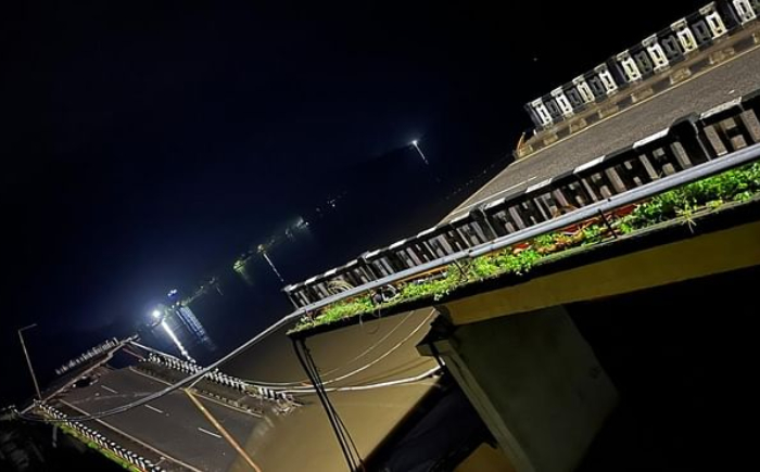 Uttar Kannada Bridge Across Kali River Collpases In Karwar