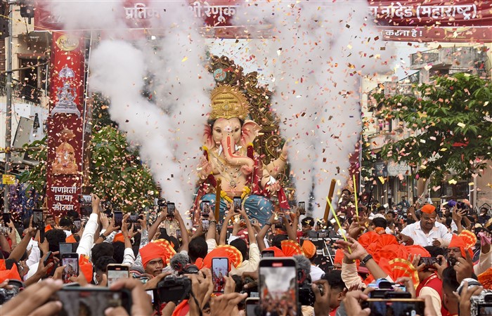 Ganesh Chaturthi celebration all over india