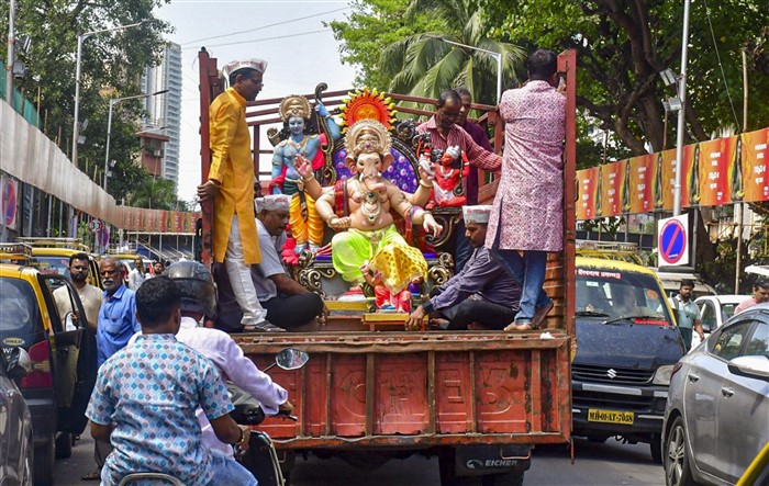 Ganesh Chaturthi celebration all over india