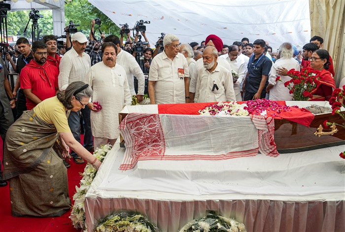 Last Journey Of CPIM General Secretary Sitaram Yechury