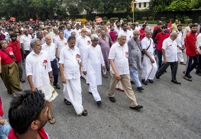Last Journey Of CPIM General Secretary Sitaram Yechury
