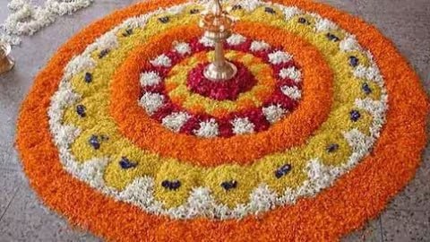 onam rangoli design