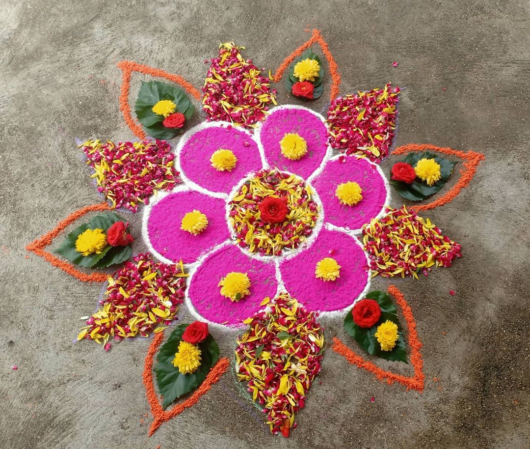 Onam Pookalam Designs