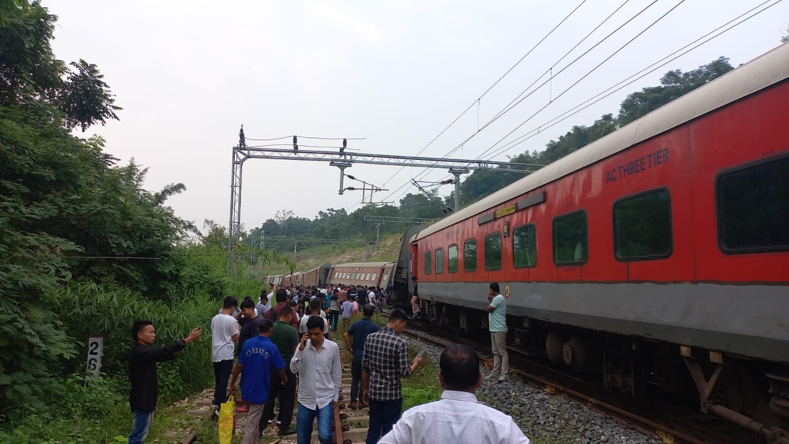 Assam Train Accident: Agartala-Lokmanya Tilak Express Derails