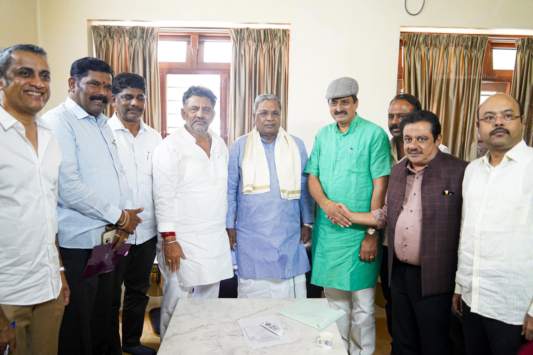 Channapatna By Election 2024 CP Yogeshwar Joins Congress Party