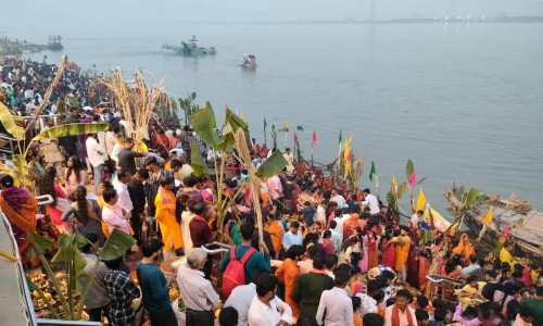 Prayagraj Chhath preparations