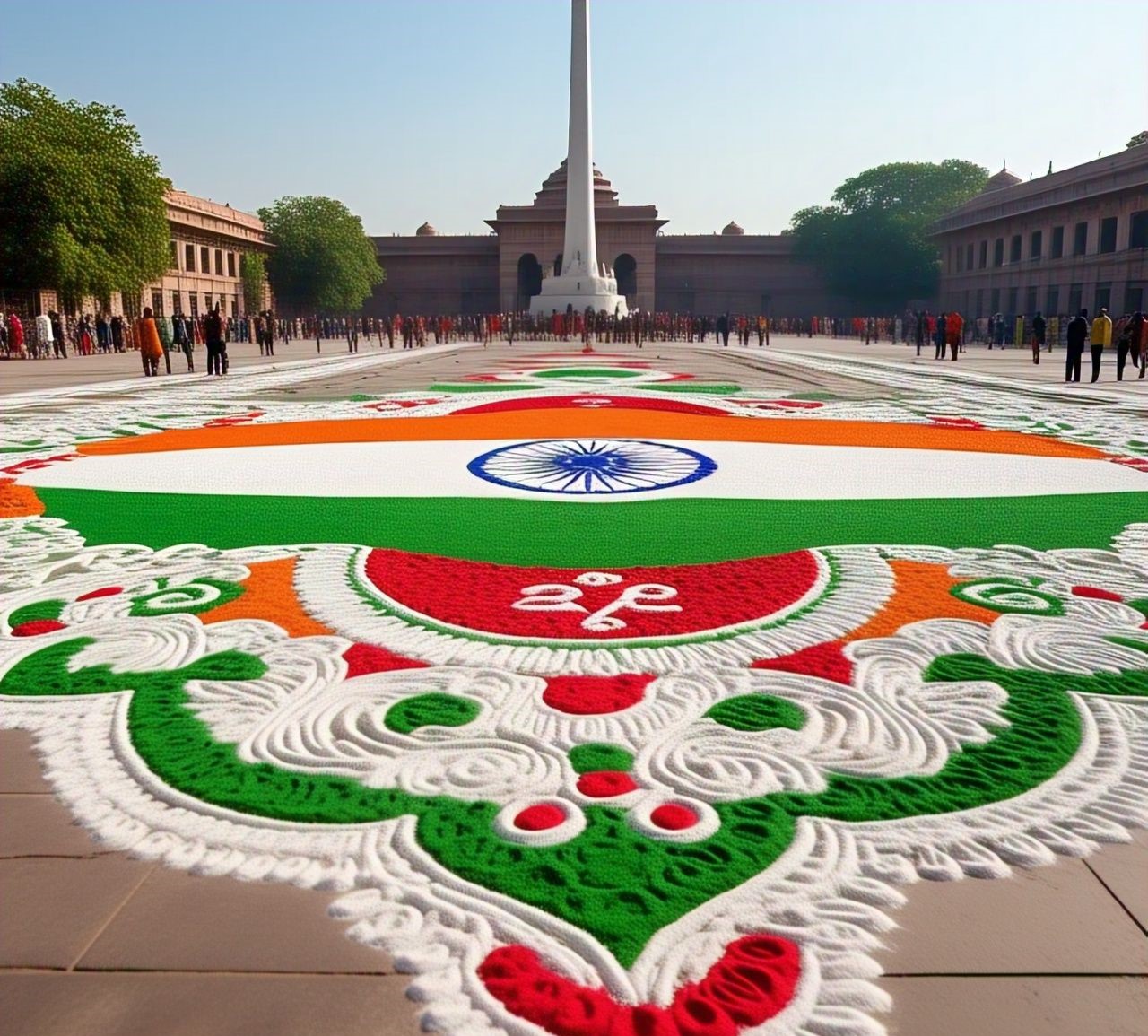 26 January special rangoli designs