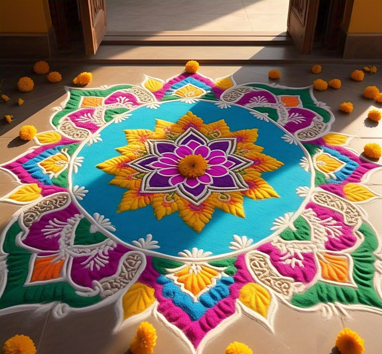rangoli designs easy