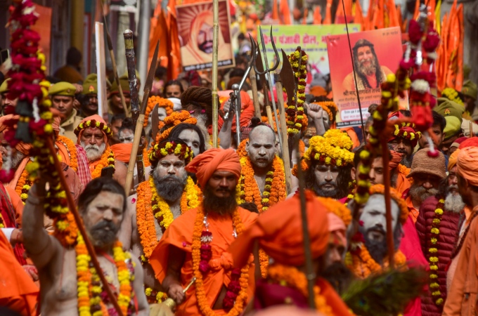 Photos Of The Special Moment At The Beginning Of The Prayagraj Maha Kumbh Mela