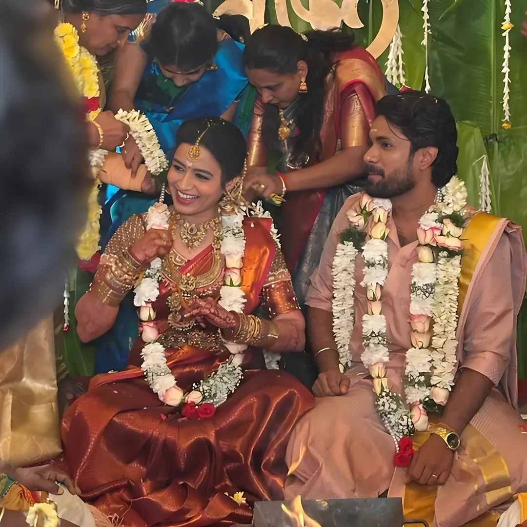 sangeetha and aravind marrige photos
