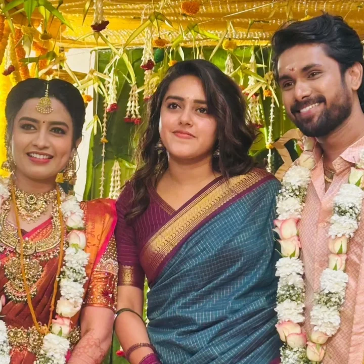 sangeetha and aravind marrige photos