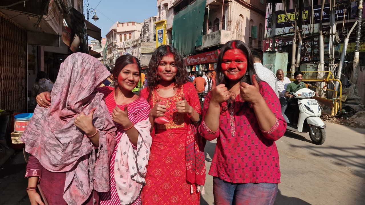 Holi 2025 Celebration In Banaras Images