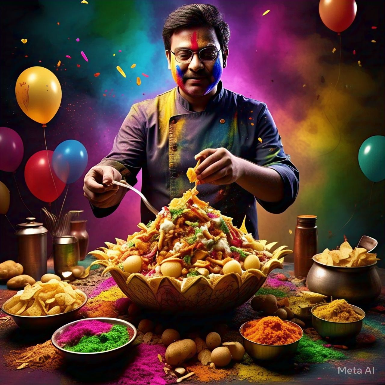 Holi traditional dishes
