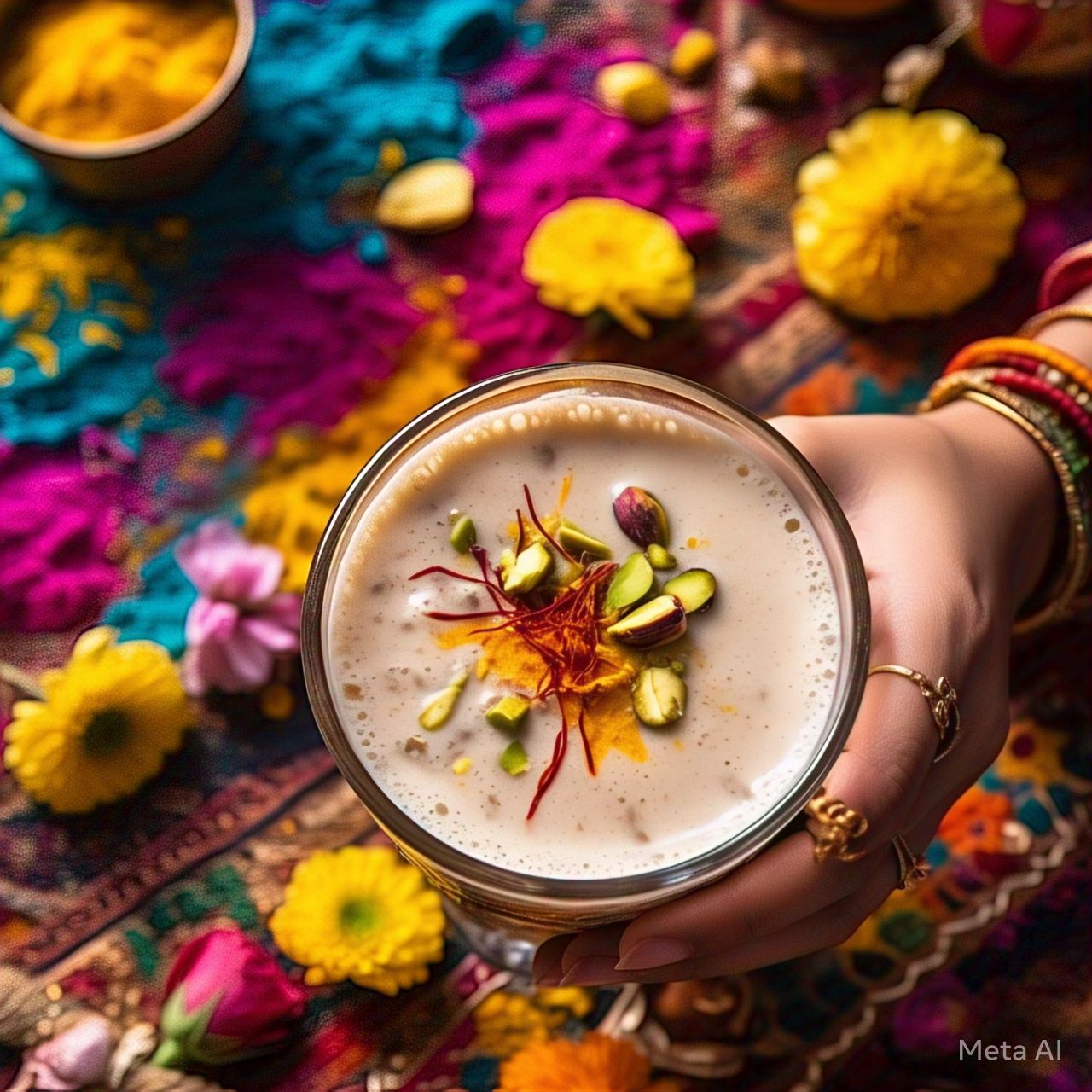 Holi traditional dishes