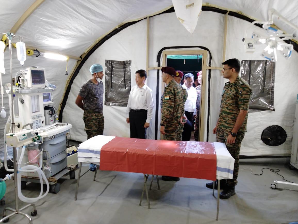 Deployment of Field Hospital: As part of Operation Brahma, the Indian Army has successfully set up a 200-bed Field Hospital in Mandalay, Myanmar, using two Indian Air Force C-17 aircraft.