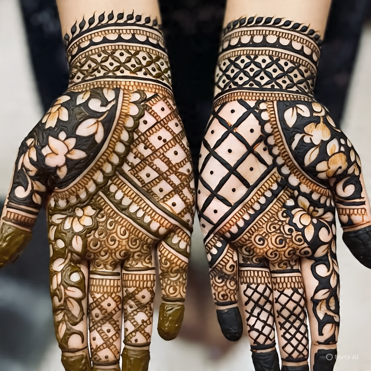 Sawan Mehendi Design