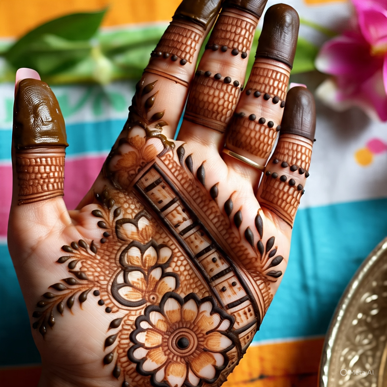 Sawan Mehendi Design