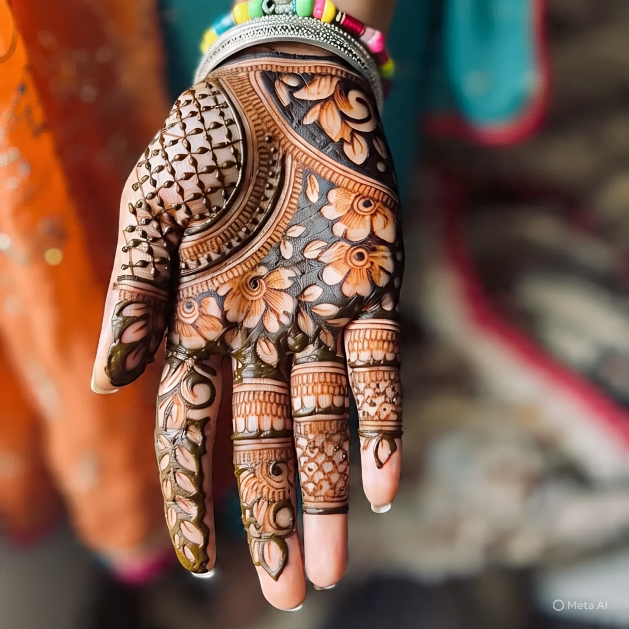 Sawan Mehendi Design