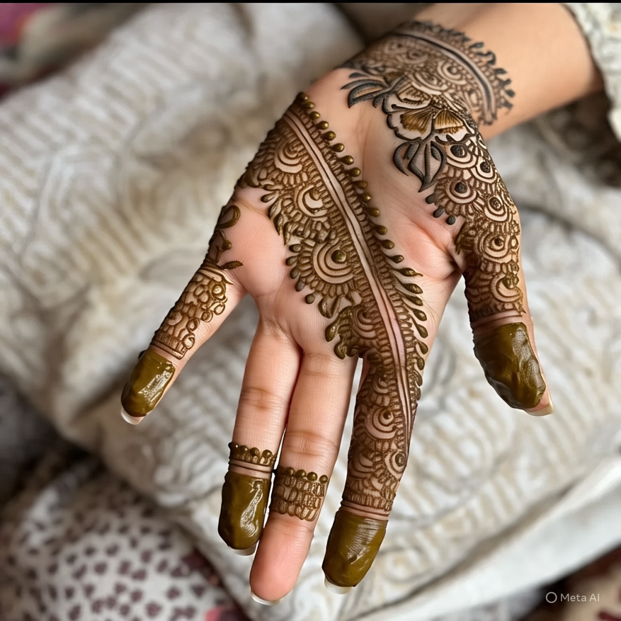 Sawan Mehendi Design