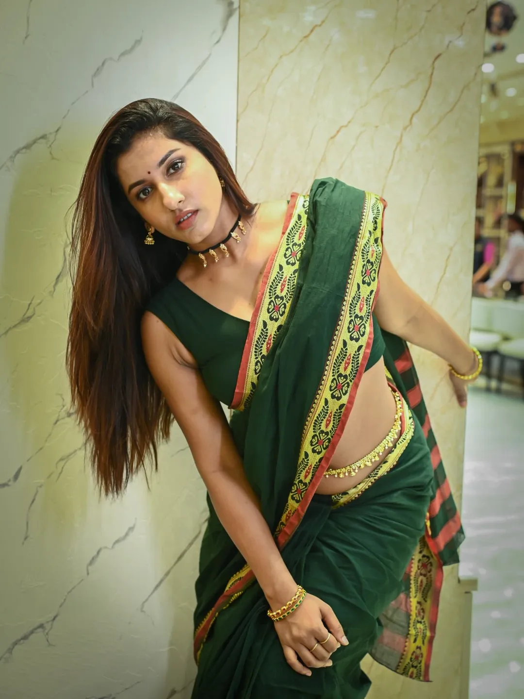 Vishnupriya stunning photoshoot viral  on social media