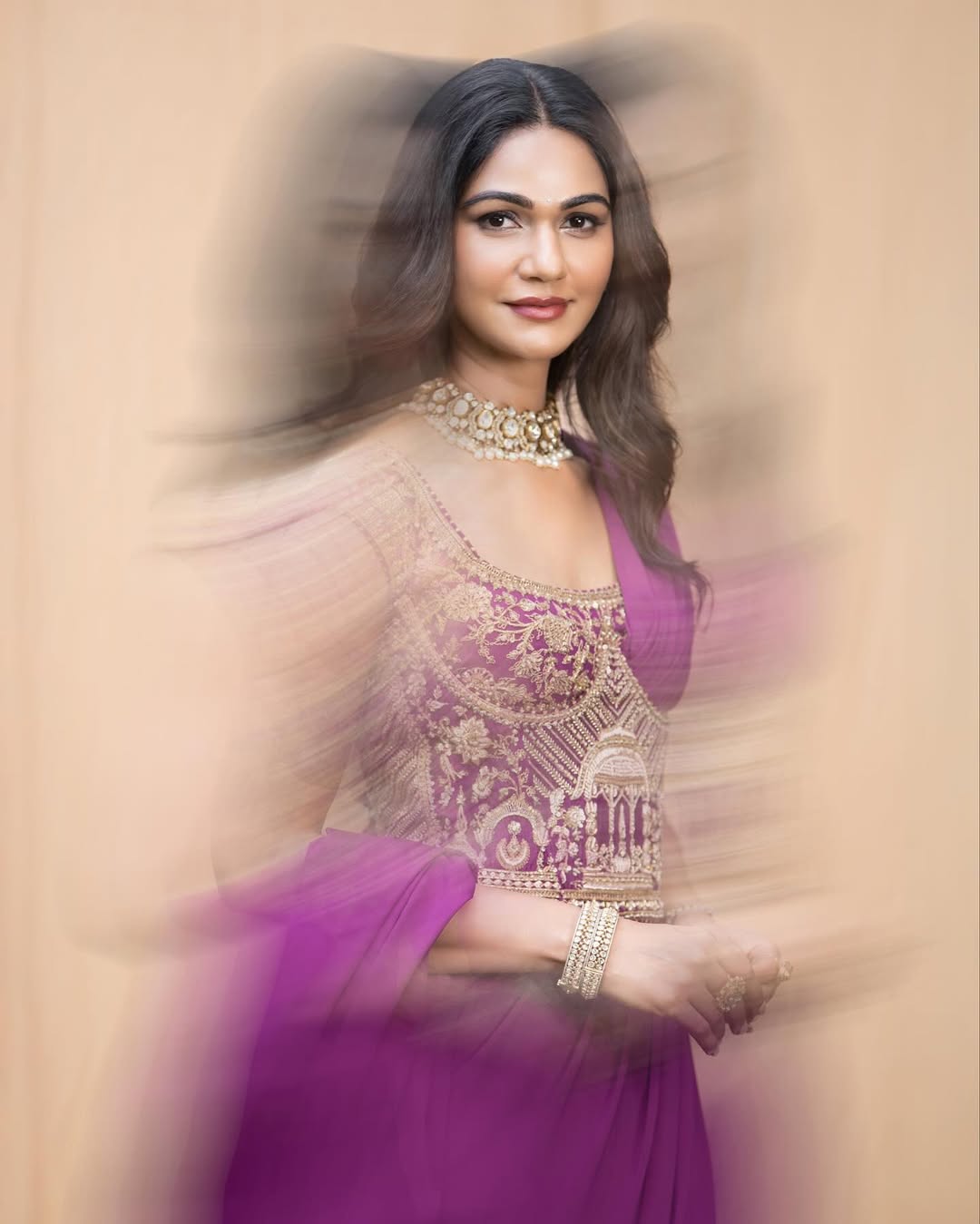 Allu Sneha Reddy's Latest Purple Dress Photoshoot Goes Viral