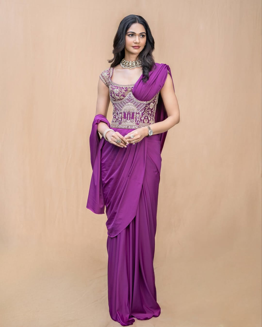 Allu Sneha Reddy's Latest Purple Dress Photoshoot Goes Viral