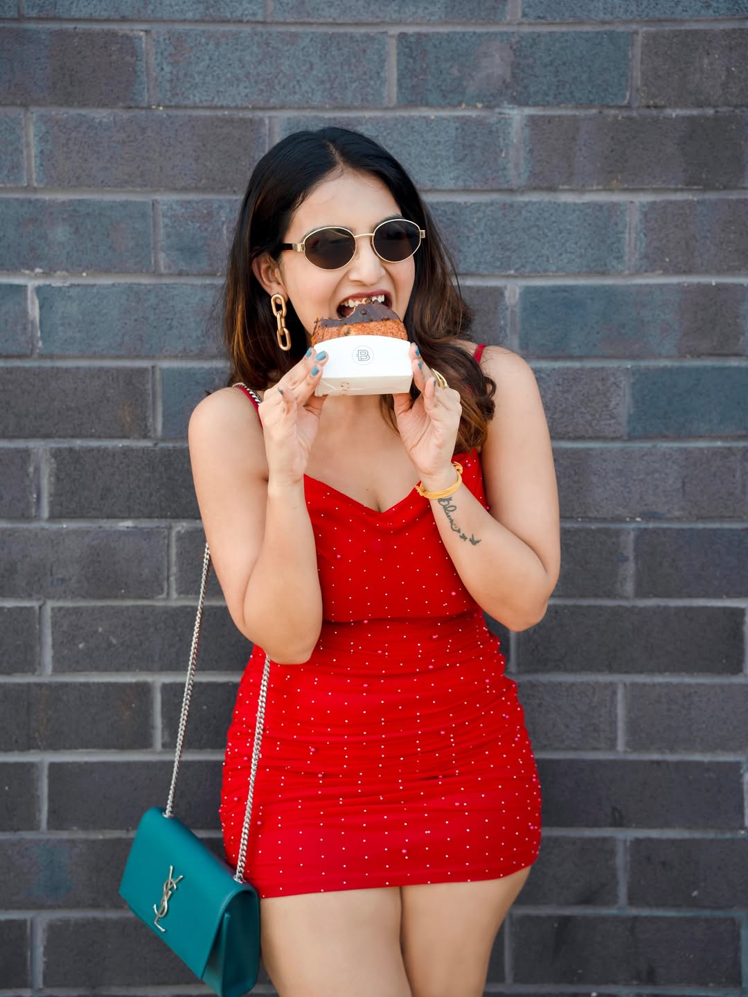 Ananya Nagalla's Viral Red Mini Skirt Photoshoot