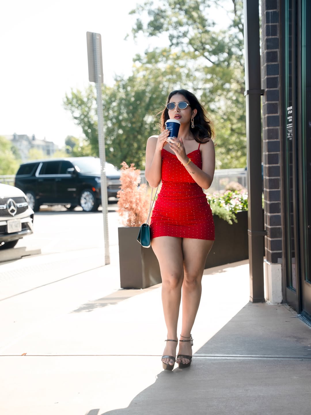 Ananya Nagalla's Viral Red Mini Skirt Photoshoot