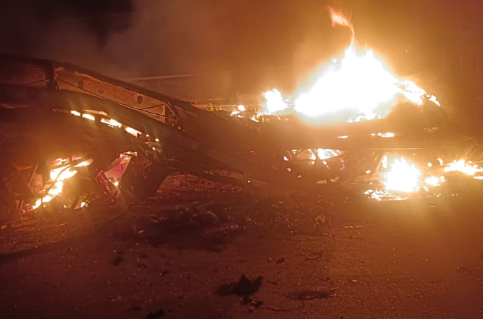 Chitradurga Tragedy Over 11 Passengers Killed as Sleeper Bus Catches Fire on NH-48 Near Hiriyur