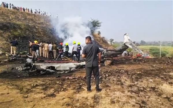 Ajit Pawar aircraft Crashes
