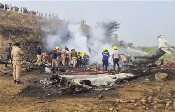 Ajit Pawar aircraft Crashes