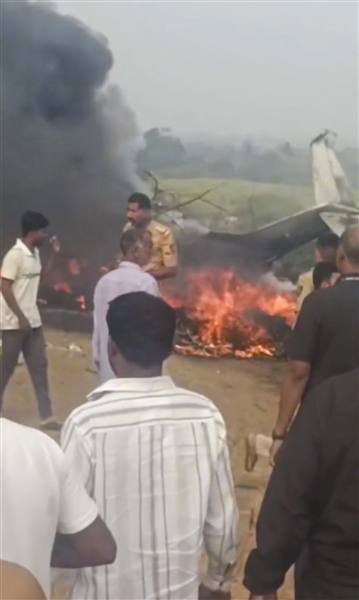 Ajit Pawar aircraft Crashes