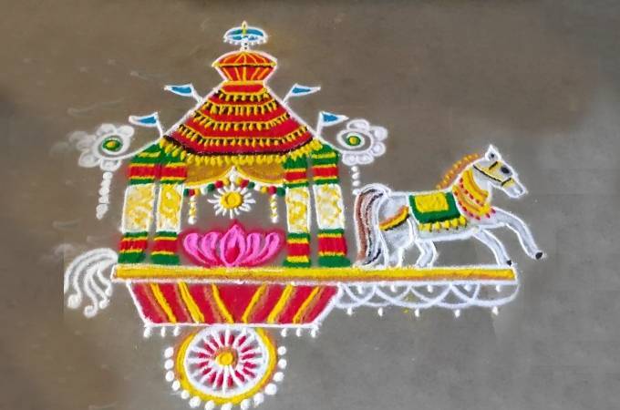 Ratha Sapthami 2026 Stunning Ratha Rangoli Designs to Welcome the Sun God