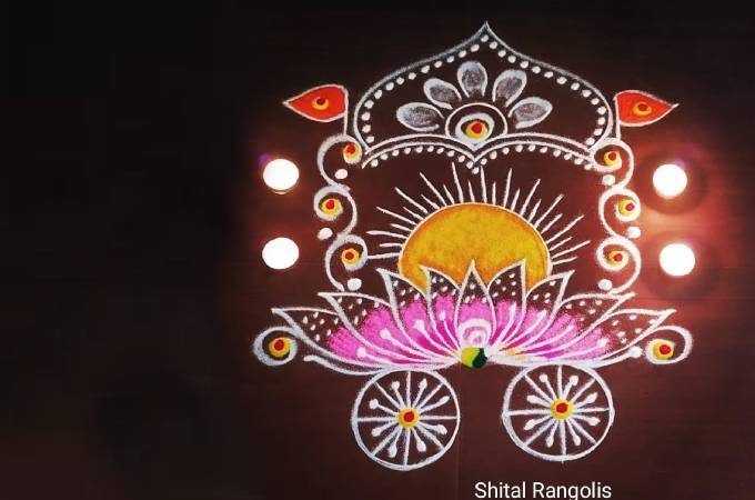Ratha Sapthami 2026 Stunning Ratha Rangoli Designs to Welcome the Sun God
