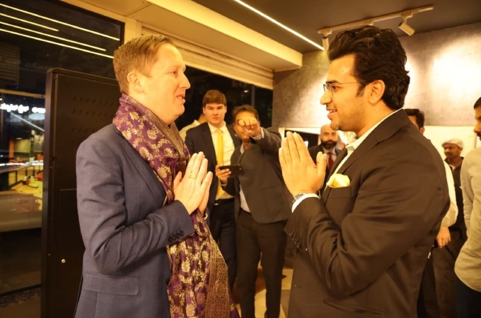 Sergio Gor Meets Tejasvi Surya in Bengaluru India US Trade and Tech Ties Strengthen