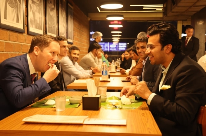 Sergio Gor Meets Tejasvi Surya in Bengaluru India US Trade and Tech Ties Strengthen